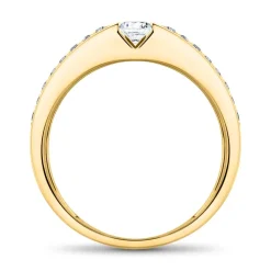 Diamantring aus 18-karätigem Gold VR0515-18KGSL