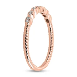 Diamantring aus Roségold für Damen BDR0105-RSL