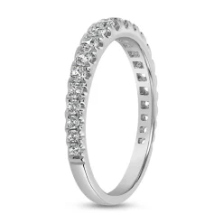 Diamantring aus Weißgold oder Platin BDR0089-WSL