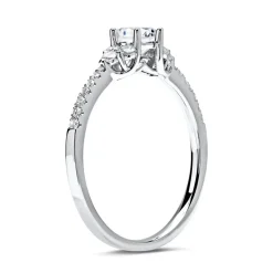 Diamantring 950er Platin DR0137SL-PT