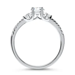 Diamantring 950er Platin DR0137SL-PT