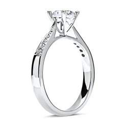 Diamantring 950er Platin DR0146SL-PT