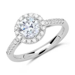 Diamantring 950er Platin DR0293SL-PT