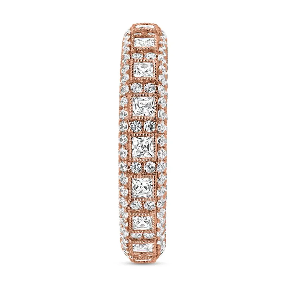 Diamantring für Damen aus Roségold BDR0054-RSL