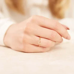 Diamantring Herz 0,07 ct 750er Gelbgold DR0076