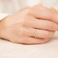 Diamantring Infinity 0,14 ct 750er Gelbgold DR0078SL