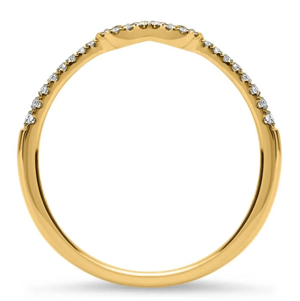 Diamantring Infinity 0,14 ct 750er Gelbgold DR0078SL