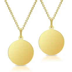 Doppelter vergoldeter Silber Anhänger SP0329DSL