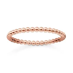 Dot Ring für Damen aus rosévergoldetem 925er Silber TR2122-415-12