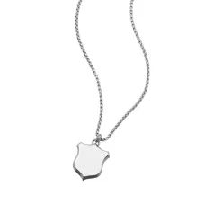 Edelstahl Herrenkette mit Heritage Shield Anhänger JF04345040