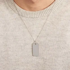 Edelstahlanhänger Dog Tag P5090SL