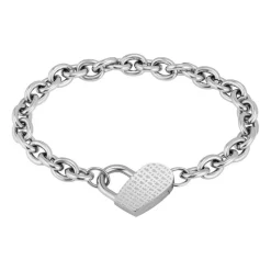 Edelstahlarmband Dinya mit Herzverschluss 1580418