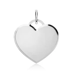Edler silberner Herzförmiger Anhänger 925er Silber SP0764SL