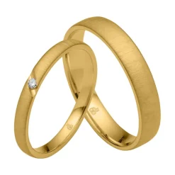 Eheringe aus Gold mit Brillant RAU0255-KYs