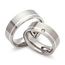 Eheringe Edelstahl Freundschaftsringe 7mm Gravur R9117s