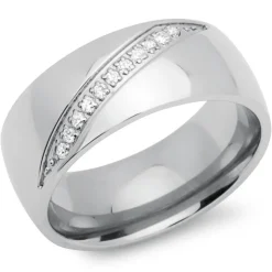 Eheringe Edelstahl 8mm R9191s