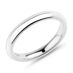 Eheringe Edelstahl poliert 3mm breit Steinbesatz R9206s