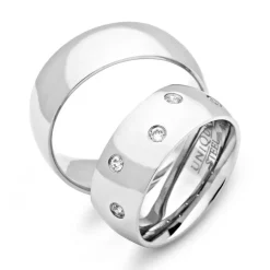 Eheringe Edelstahl Trauringe 8mm R9100s