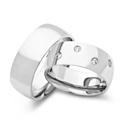 Eheringe Edelstahl Trauringe 8mm R9100s