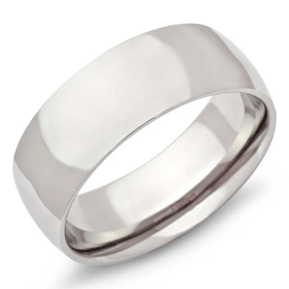 Eheringe Edelstahl Trauringe 8mm Gravur R9101s