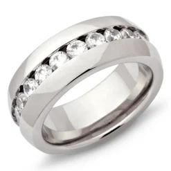 Eheringe Edelstahl Trauringe 8mm Gravur R9101s