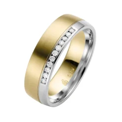 Eheringe Gelb- und Weißgold 6mm 50872
