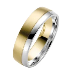 Eheringe Gelb- und Weißgold 6mm 50872