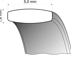 Eheringe Gelb- und Weißgold 5mm 50730