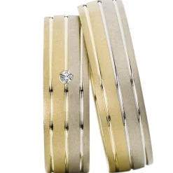 Eheringe Gelb- und Weißgold 6mm 50660-060