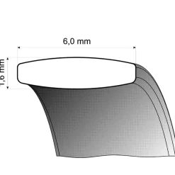 Eheringe Gelb- und Weißgold 6mm 50660-060