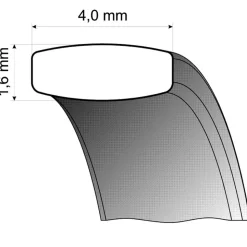 Eheringe Gelb- und Weißgold 4mm 50665-040