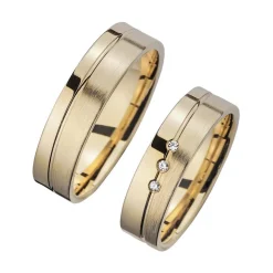 Eheringe Gelbgold mit Brillanten Breite 5,5 mm WR0795