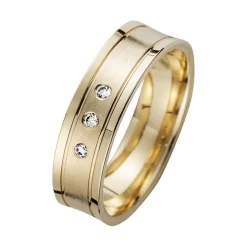 Eheringe Gelbgold mit Brillanten Breite 5,5 mm WR0845