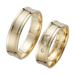 Eheringe Gelbgold mit Brillanten Breite 5,5 mm WR0845