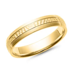 Eheringe Gelbgold mit Diamanten Breite 4,5 mm WR0788