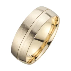Eheringe Gelbgold mit Diamant Breite 7 mm WR0883