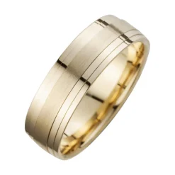 Eheringe Gelbgold mit Diamant Breite 6,5 mm WR0837