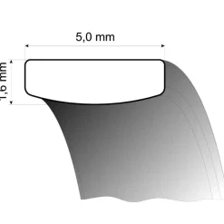 Eheringe Gelbgold 5mm 05489-050