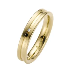 Eheringe Gelbgold 4mm 39401