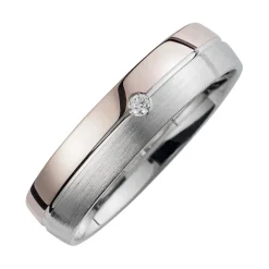 Eheringe mit Brillant Breite 5 mm WR0950