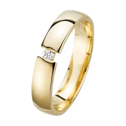 Eheringe mit Brillant Breite 4 mm WR0958
