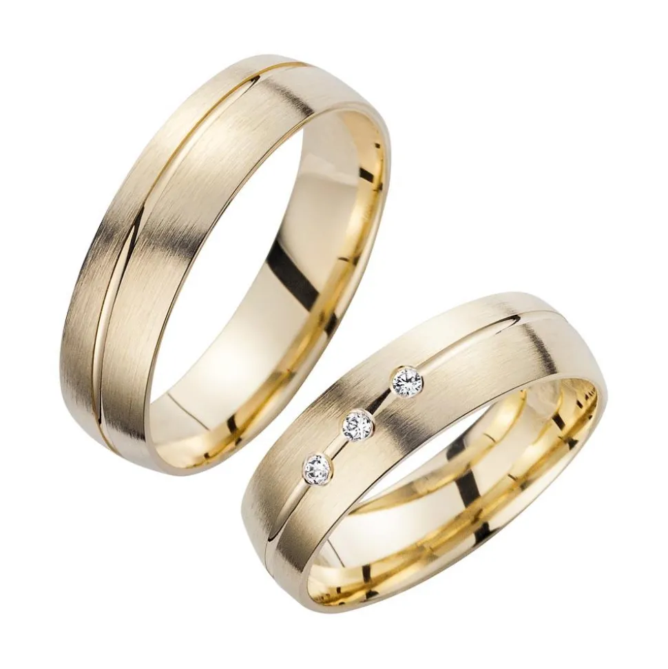 Eheringe mit Brillanten Breite 5,5 mm WR0801