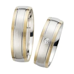 Eheringe mit Diamanten Breite 6 mm WR0894