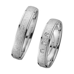 Eheringe mit Diamanten Breite 4 mm WR0948