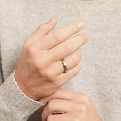 Eheringe Partneringe Sterlingsilber Bicolor R8585s