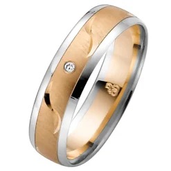 Eheringe Rot- und Weißgold 5mm 03690-050