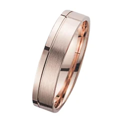 Eheringe Rotgold mit Brillant Breite 5 mm WR0802