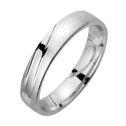 Eheringe Weißgold Breite 4 mm WR1019