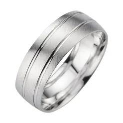 Eheringe Weißgold Breite 6,5 mm WR1015