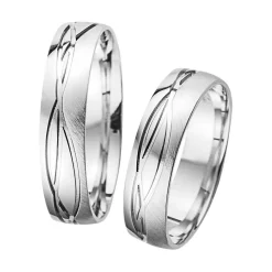 Eheringe Weißgold Breite 5 mm WR0934